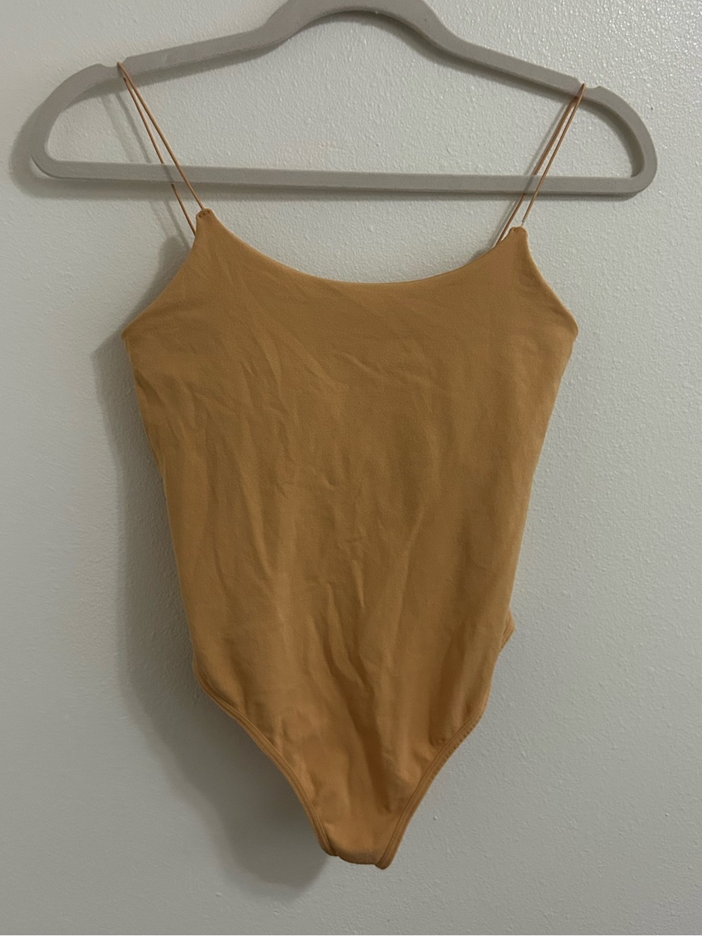 Free people yellow/tan bodysuit
